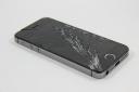 Stock image of broken phone
