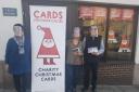 Volunteers outside the cards for charity shop in Ludlow