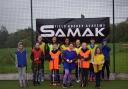Some of the youngsters at Ludlow Hockey Club