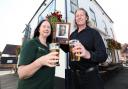 Pub managers Jayne Davies and Greg Williams at the Market Tavern in Tenbury