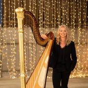 Harpist Louise Thompson is one of the starts of the Church Stretton arts festival