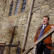 John Challis at Wigmore Abbey in 2014