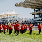 The Royal Signals (Northern) Band, seen here performing at Goodwood, is coming to Shrewsbury Flower Show