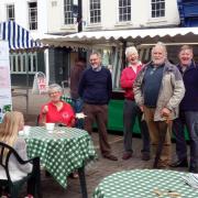 Enjoying the atmosphere at a previous Hands Together event in Ludlow