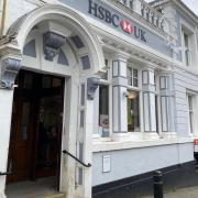 The HSBC branch in Bishop's Castle