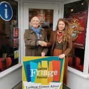 Anita Bigsby of Ludlow Fringe and Jess Laurie of Ludlow Assembly Rooms