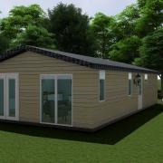Artist impression of one of the lodges