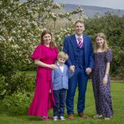 The new headmaster of Lucton School is Andrew Allman, pictured with his wife, Sarah, and children Phoebe and Jacob who will both be joining the school in September