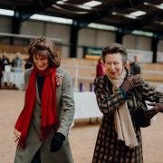 Princess Anne and Anna Turner, HM Lord Lieutenant of Shropshire, at the event