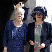 Rosemary and Rita prepare to leave for their visit to Buckingham Palace