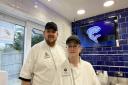 Dominic Eusden and Linzi Morris run the Fiddlers Elbow fish and chip shop in Leintwardine, a chippy which has just been shortlisted for another award