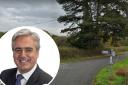 Planning documents said the home is subject to an agricultural occupation clause, but has been occupied by MP Mark Garnier (inset) for over 10 years
