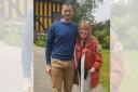 Alistair McGowan and Charlotte Page visited Stokesay Castle