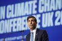 Rishi Sunak has described the UK as a ‘world leader’ on climate change (Stefan Rousseau/PA)