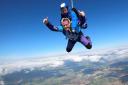 Harry Parsonage took part in a skydive in memory of his grandad who died from Alzheimer's