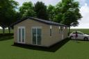 Artist impression of one of the lodges