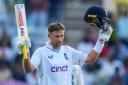 Joe Root scored a brilliant hundred on the first day of the fourth Test against India (Ajit Solanki/AP)