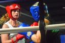 Tenbruy boxer Elizabeth Williams impressed during an England versus Ireland show at Moseley Rugby Club