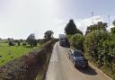Station Road in Woofferton, between Ludlow and Leominster, has been closed. Picture: Google
