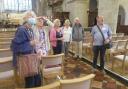 Ludlow Town guides had a visit to the Priory in Malvern as a 'thank you'