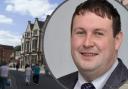 Cllr Ed Potter (inset) has convinced Shropshire Council to try levelling up funding again.