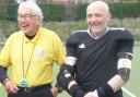 Roger Furniss and David Lloyd from Ludlow Hockey Club