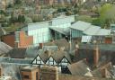 A birds eye view of Ludlow library