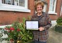 Viv Parry accepted the award for Ludlow in Bloom.