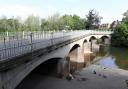Archive image of the river Teme bridge in Tenbury Wells