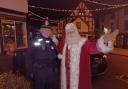 A police officer with Father Christmas