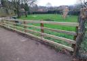 Fencing has been repaired at Tollgate Play Park