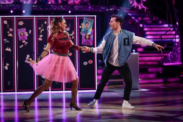 Ludlow Advertiser: Katie McGlynn and Gorka Marquez during Strictly Come Dancing 2021. Credit: PA