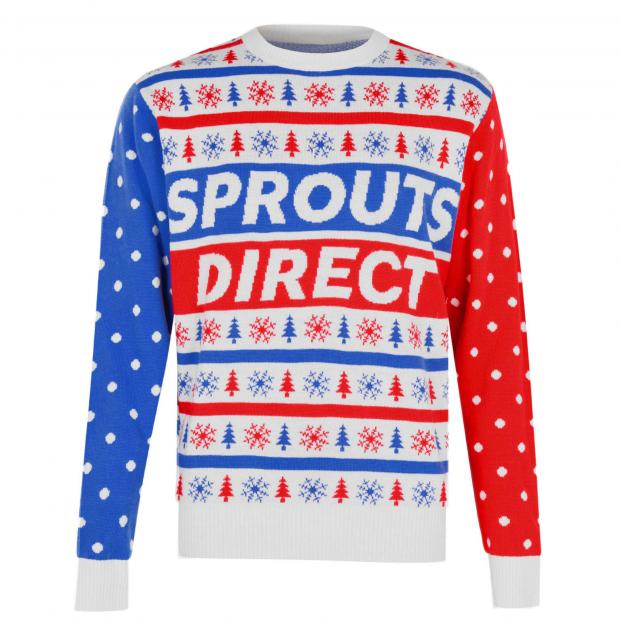 Ludlow Advertiser: Sprouts Direct Christmas jumper (Sports Direct)