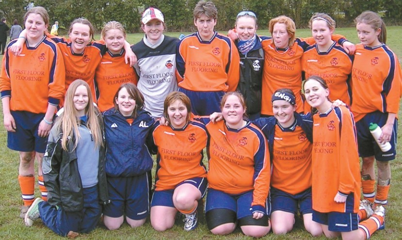 It’s March 2005 and Malvern Ladies have just clinched the Kidderminster and District Women’s League title