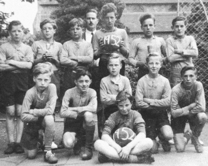 Reader Brian Eacock submitted this picture in 2002 of his school football team 50 years prior – the Cowleigh and North Malvern Schools team