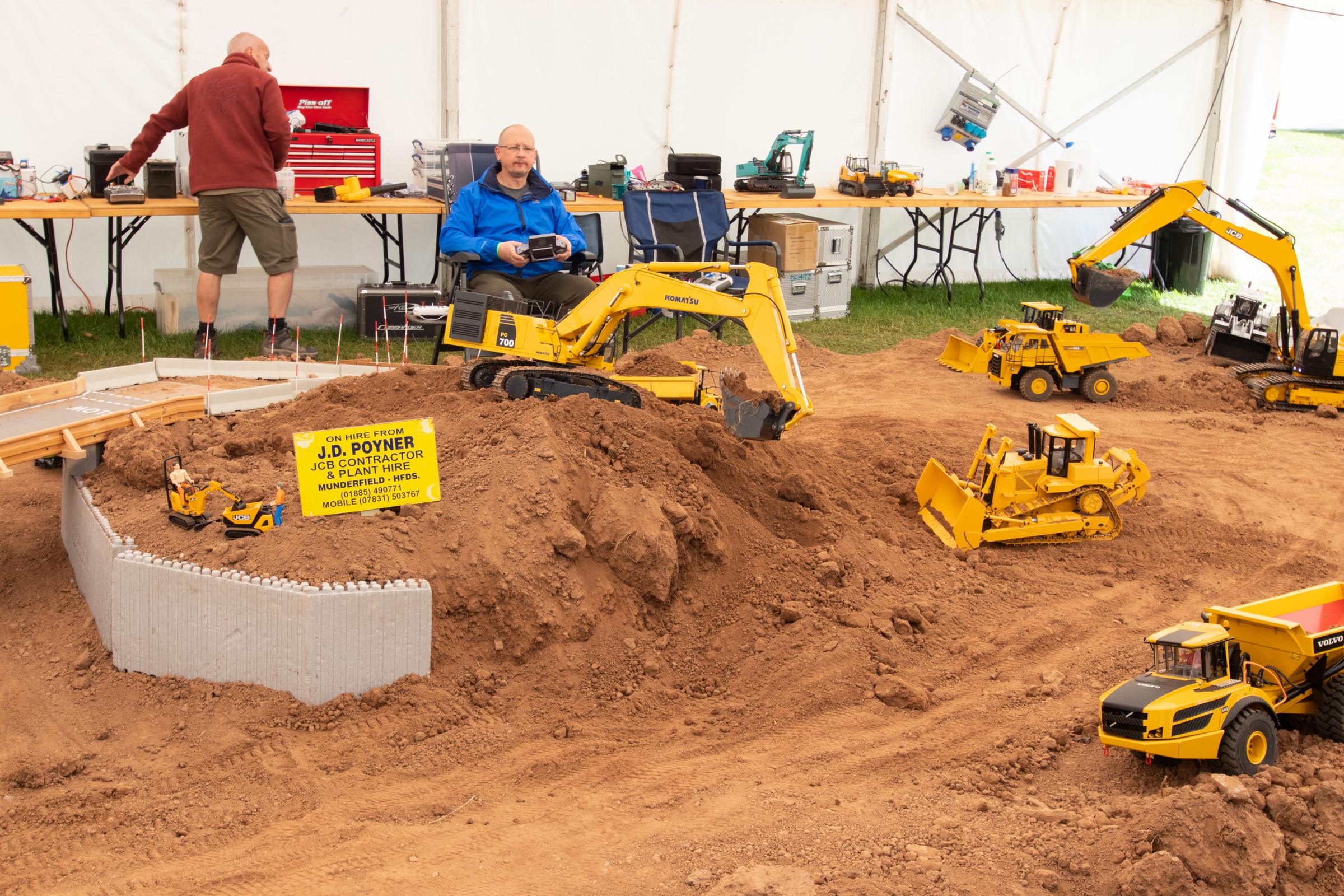 There was an impressive display of remote control trucks working on a building site at the Bromyard Gala 2022. Picture: Sofie Smith