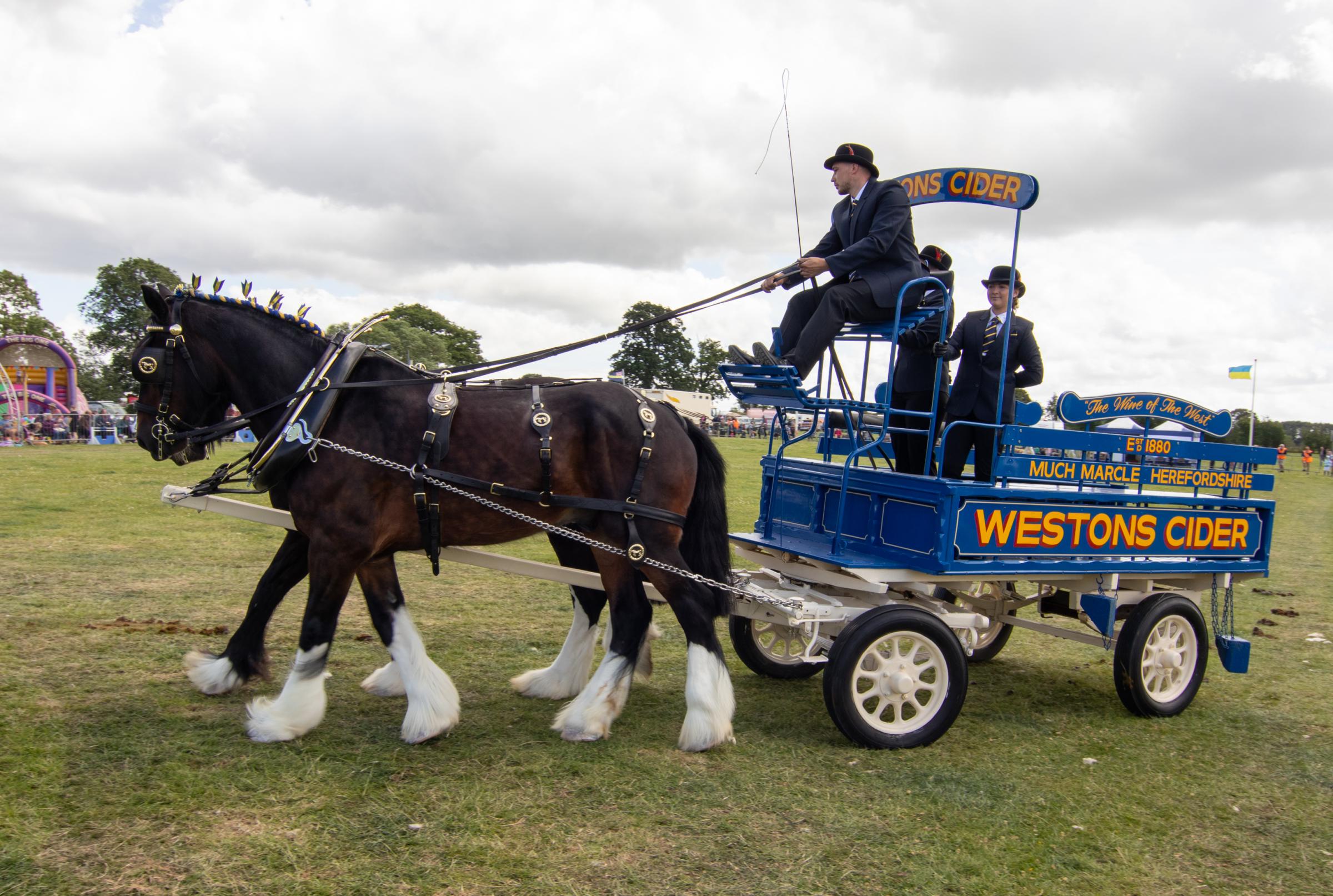 Weston’s Cider from Much Marcle, near Ledbury, also took part. Picture: Sofie Smith