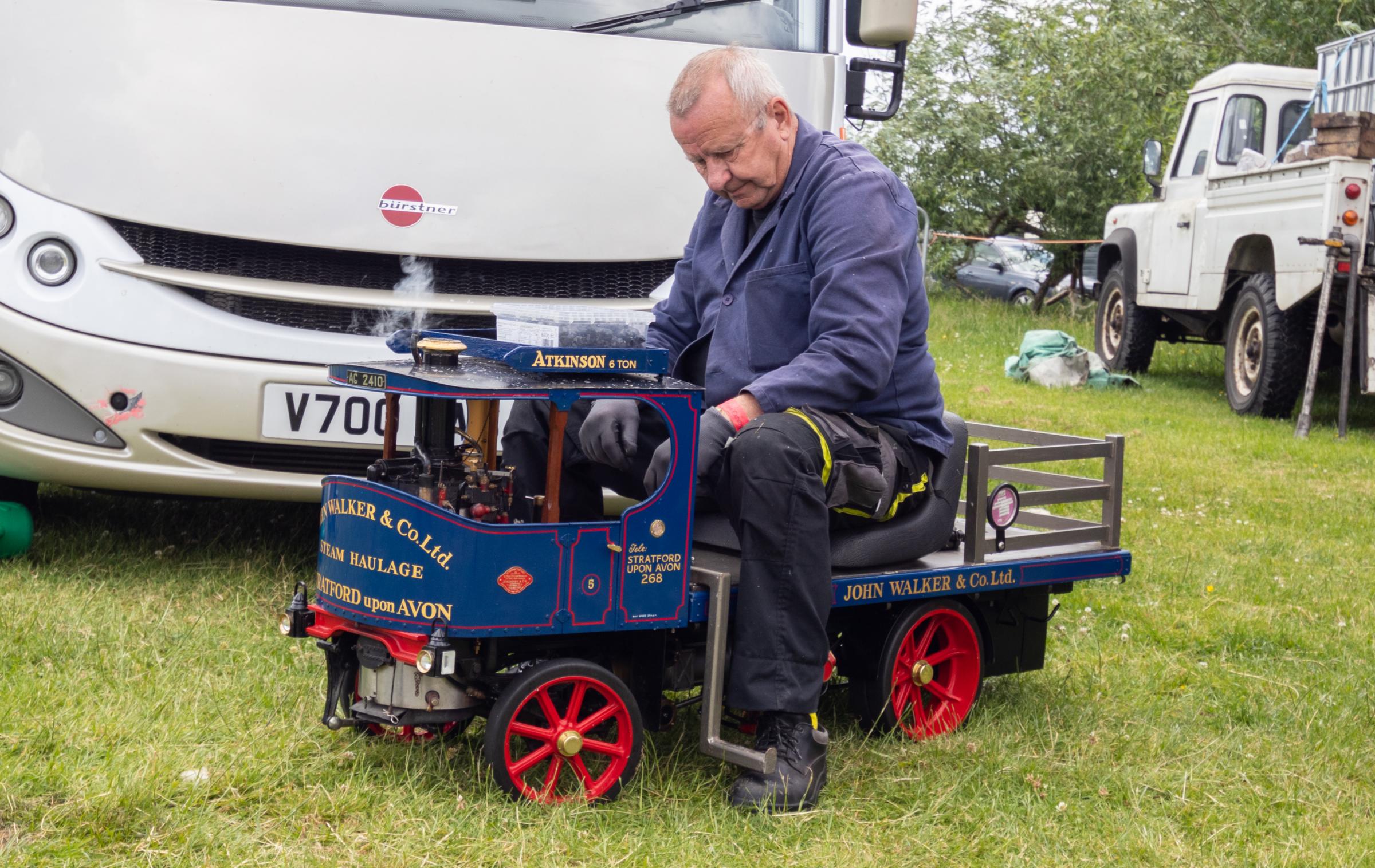 A miniture steam engine at Bromyard Gala 2022. Picture: Sofie Smith