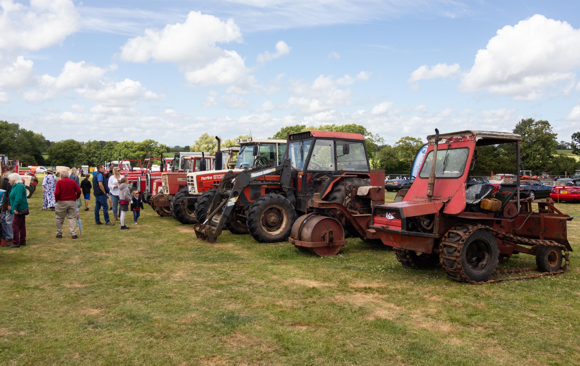 There were several different makes, from International and Massey Ferguson to John Deere and even two Unimogs. Picture: Sofie Smith