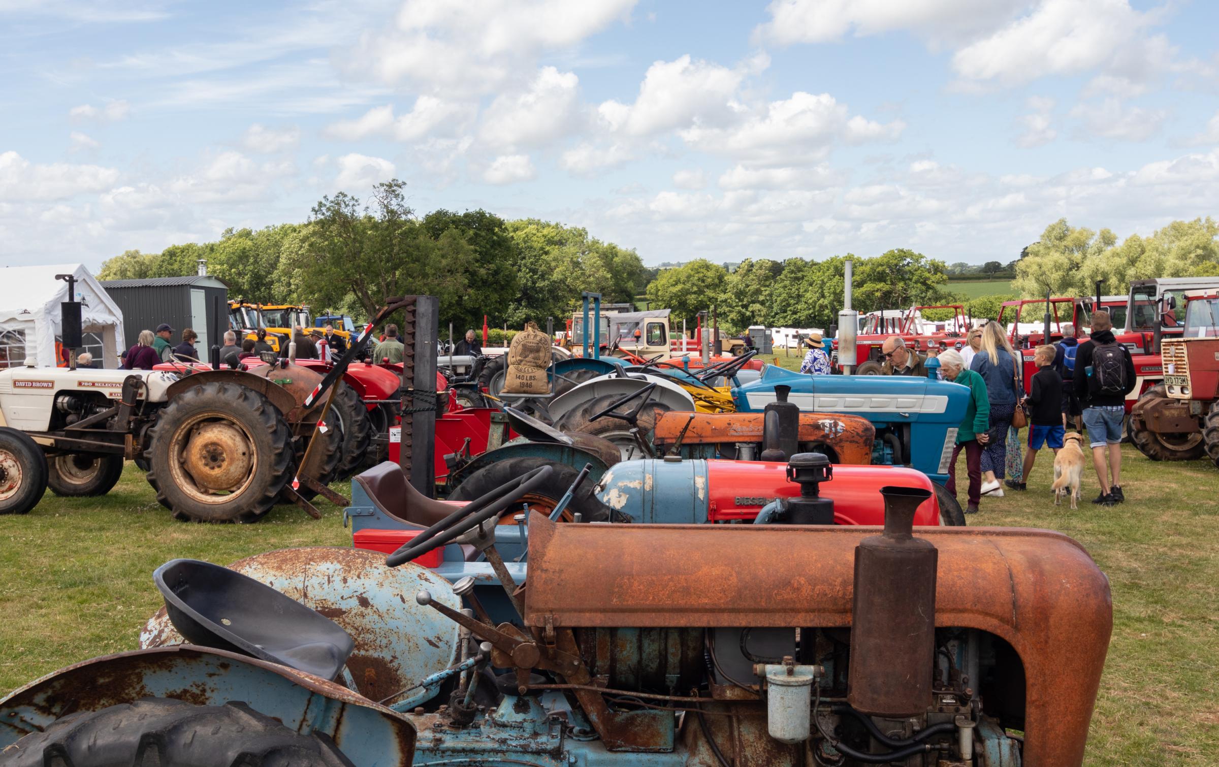 There were. number of old tractors, which also went around the main arena during both days of the Bromyard Gala 2022. Picture: Sofie Smith