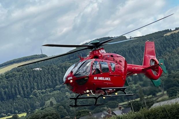 Wales Air Ambulance. Picture by Kerry Evans