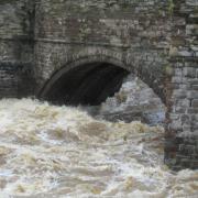 Ludlow can be at risk of flooding as in February 2020