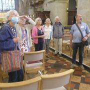 Ludlow Town guides had a visit to the Priory in Malvern as a 'thank you'