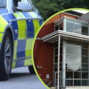 Ludlow knifeman jailed after kicking police officer