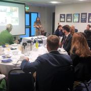 A breakfast event organised by Shropshire Chamber