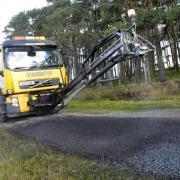 The Roadmaster tackles another stretch of road. Picture by Shropshire Council.