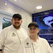 Dominic Eusden and Linzi Morris run the Fiddlers Elbow fish and chip shop in Leintwardine, a chippy which has just been shortlisted for another award