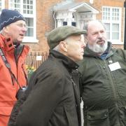Mike Beazley leading a tour of Ludlow