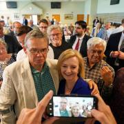 Liz Truss has her picture taken with supporters at an event in Ludlow, as part of her campaign to be leader of the Conservative Party and the next prime minister. Picture:
 Jacob King/PA Wire