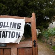 A polling station sign. Picture: PA